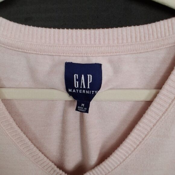 Maternity Midi Sweater Dress GAP Pink Size M - Picture 2 of 9